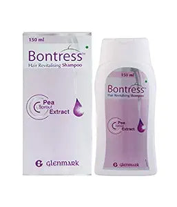 Bontress Hair Revitalising Shampoo 150ml bottle, showcasing botanical ingredients and vibrant packaging