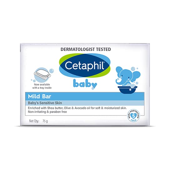 Cetaphil Baby Mildy Bar 75gm (Pack of 2)