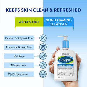 Cetaphil Gentle Skin Cleanser For Dry, Normal Sensitive Skin, 500ml - medeasysave