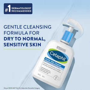 Cetaphil Gentle Skin Cleanser For Dry, Normal Sensitive Skin, 500ml - medeasysave