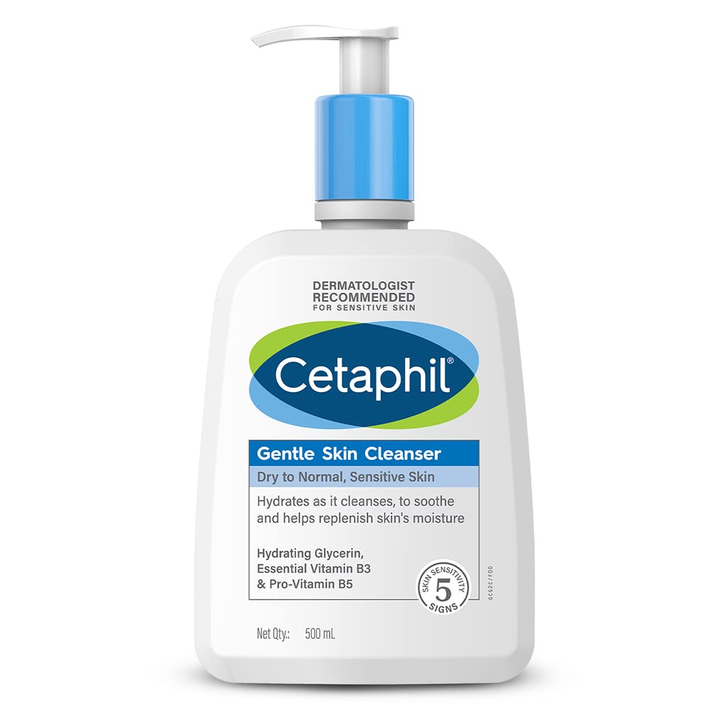 Cetaphil Gentle Skin Cleanser For Dry, Normal Sensitive Skin, 500ml - medeasysave