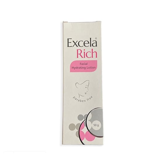 Cipla Excela Rich Facial Hydrating Lotion | Paraben-Free | 50g - medeasysave