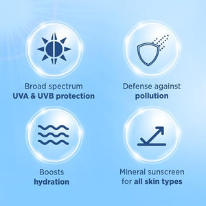 La Shield Expert Urban Protect Mineral Sunscreen Gel | UVA/UVB Protection | Paraben-Free | SPF 50