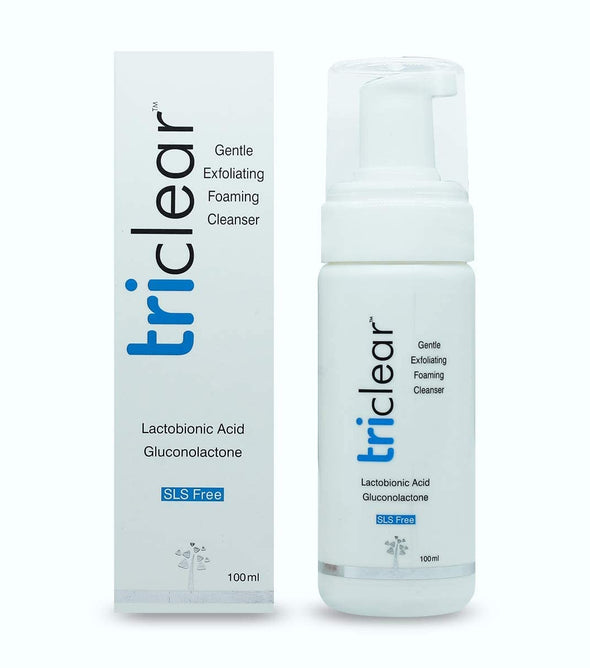 "Triclear Gentle Foaming Cleanser 100ml Best Cleanser for Sensitive Skin"