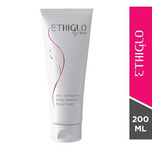 Ethiglo Skin whitening Face Wash (200ml) : It deep cleanses the skin and removes dead cells - medeasysave