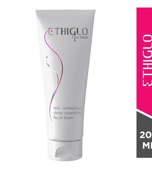 Ethiglo Skin whitening Face Wash (200ml) : It deep cleanses the skin and removes dead cells - medeasysave