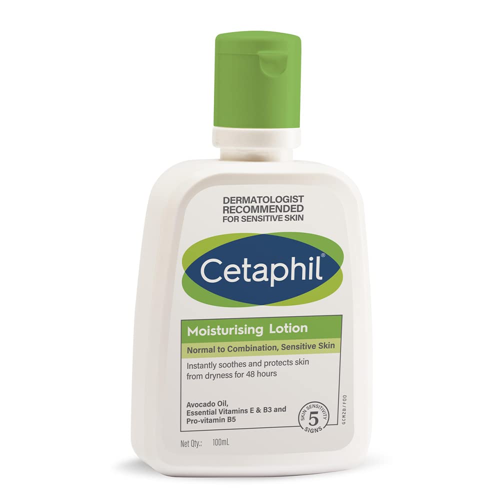 Cetaphil Moisturizing Lotion for Normal to Combination, Sensitive Skin| 100 ml| Moisturizer