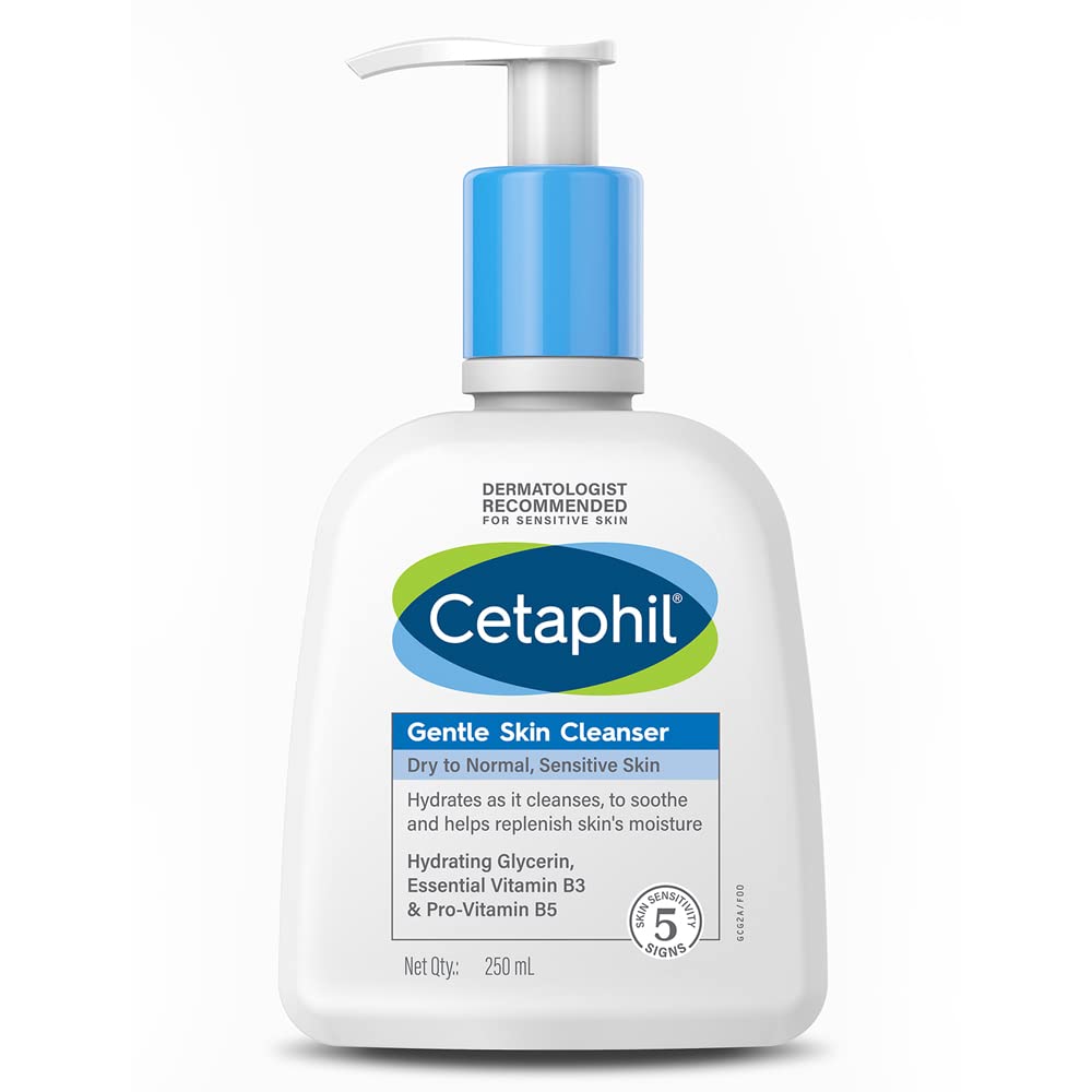 Dermatologist recommended cleanser - Cetaphil for sensitive skin