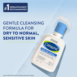 Cetaphil Face Wash Gentle Skin Cleanser for Dry to Normal, Sensitive Skin, 125 ml (Pack of 2) - medeasysave