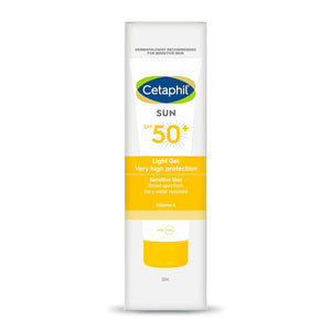 Cetaphil Sun SPF 50 Very High Protection Light Gel, White, 50 ml - MedEasySave