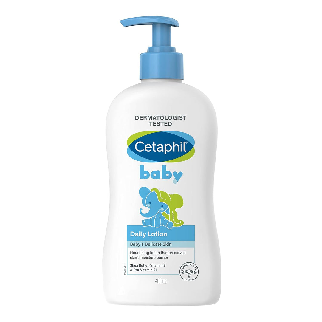 Cetaphil Baby Daily Lotion, White, Shea Butter, 400 ml - Baby Care Products | MedEasySave 