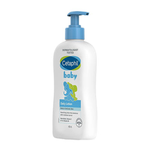 Cetaphil Baby Daily Lotion, White, Shea Butter, 400 ml - Baby Care Products | MedEasySave 