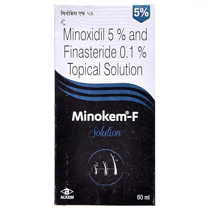 Minokem-F 5%/0.1% - Bottle of 60ml Solution Hair Solution - medeasysave