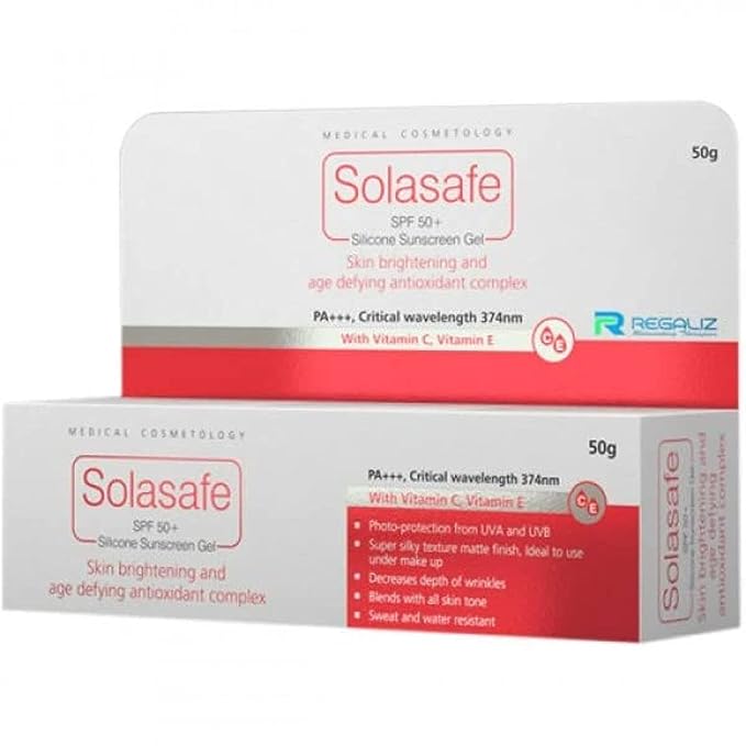 Solasafe Silicon Gel 50Gm – Effective Silicone Gel for Scar Reduction