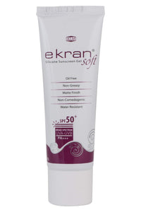 "Ekran Soft SPF 50+ Silicone Sunscreen Gel - 50g, Sun Protection"