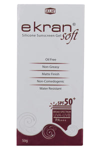 "Ekran Soft SPF 50+ Silicone Sunscreen Gel - 50g, Sun Protection"