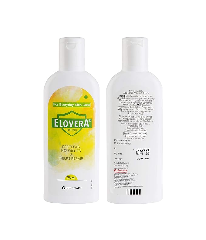 "Elovera Lotion 75ml Pack of 2"