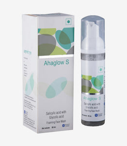 Ahaglow S Foaming Face Wash with Glycolic and Salicylic Acids - Buy Online at Medeasysave