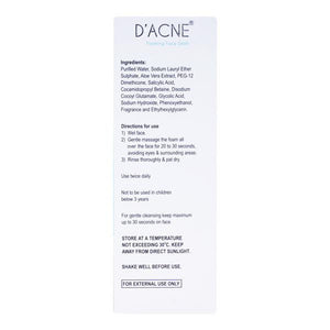 "Dacne Foaming Facewash 60ml - Gentle Face Cleanser"