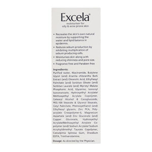 Cipla Excela Moisturiser | Oily & Acne Prone Skin | Reduces Sebum Secretion | 50g - medeasysave
