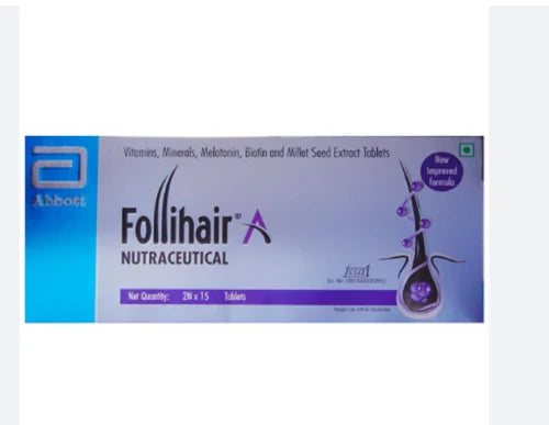 Follihair A Tab 1*10 (Pack of 2) - medeasysave