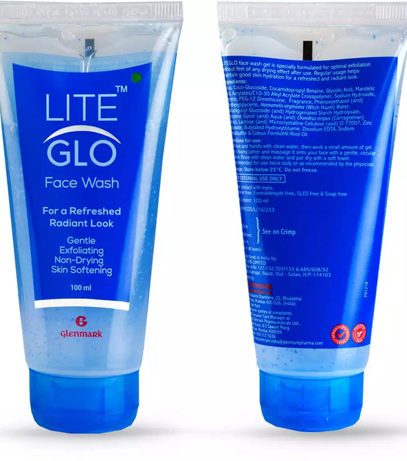 "Liteglo Face Wash 100gm - Refreshing Facial Cleanser"