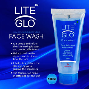 "Liteglo Face Wash 100gm - Refreshing Facial Cleanser"