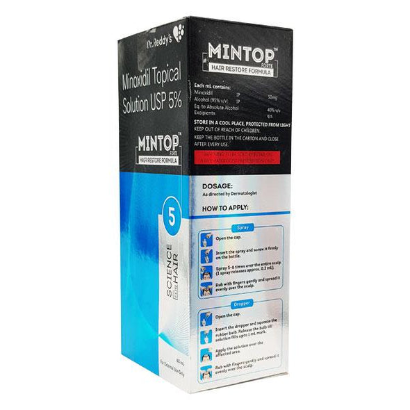 Mintop Forte 5% Solution 60ml Hair Solution - medeasysave