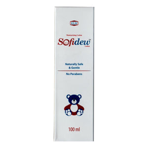 Sofidew Lotion 100ml – Parabens Free Baby Lotion for Sensitive Skin (Pack of 2)