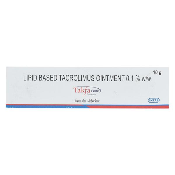 "Takfa Forte 0.1% 10gm Ointment Pack of 2 for Psoriasis Treatment"