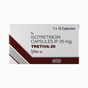 "Tretiva 20 Mg 10s Pack of 2 Isotretinoin Capsules"