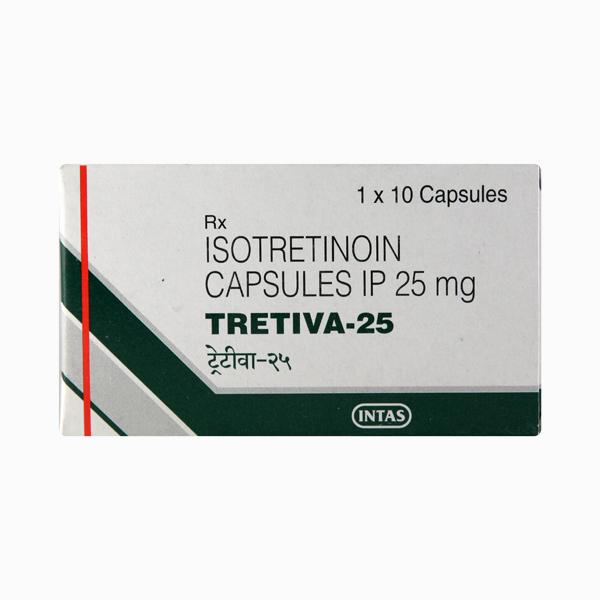 "Tretiva 25 10s Pack of 2 Isotretinoin Capsules"