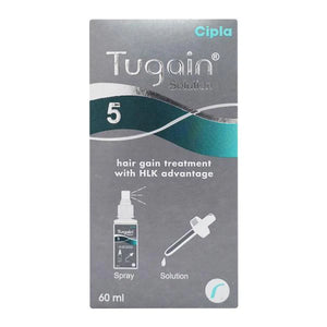 Tugain Solution 5% 60ml Hair Solution - medeasysave